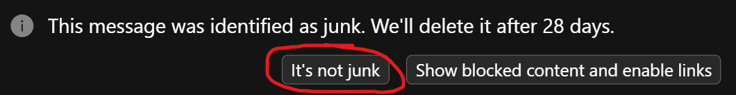 Example Confirmation Email